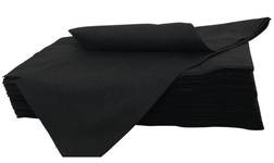 Полотенце стандарт "Черный бархат" ЧИСТОВЬЕ Спанлейс Черный 45х90 см; 50шт (в кор. 16шт), 603-226
