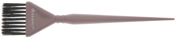 Кисть для окрашивания DEWAL, фиолетовая , с черной прямой щетиной, широкая 40 мм, JB-101